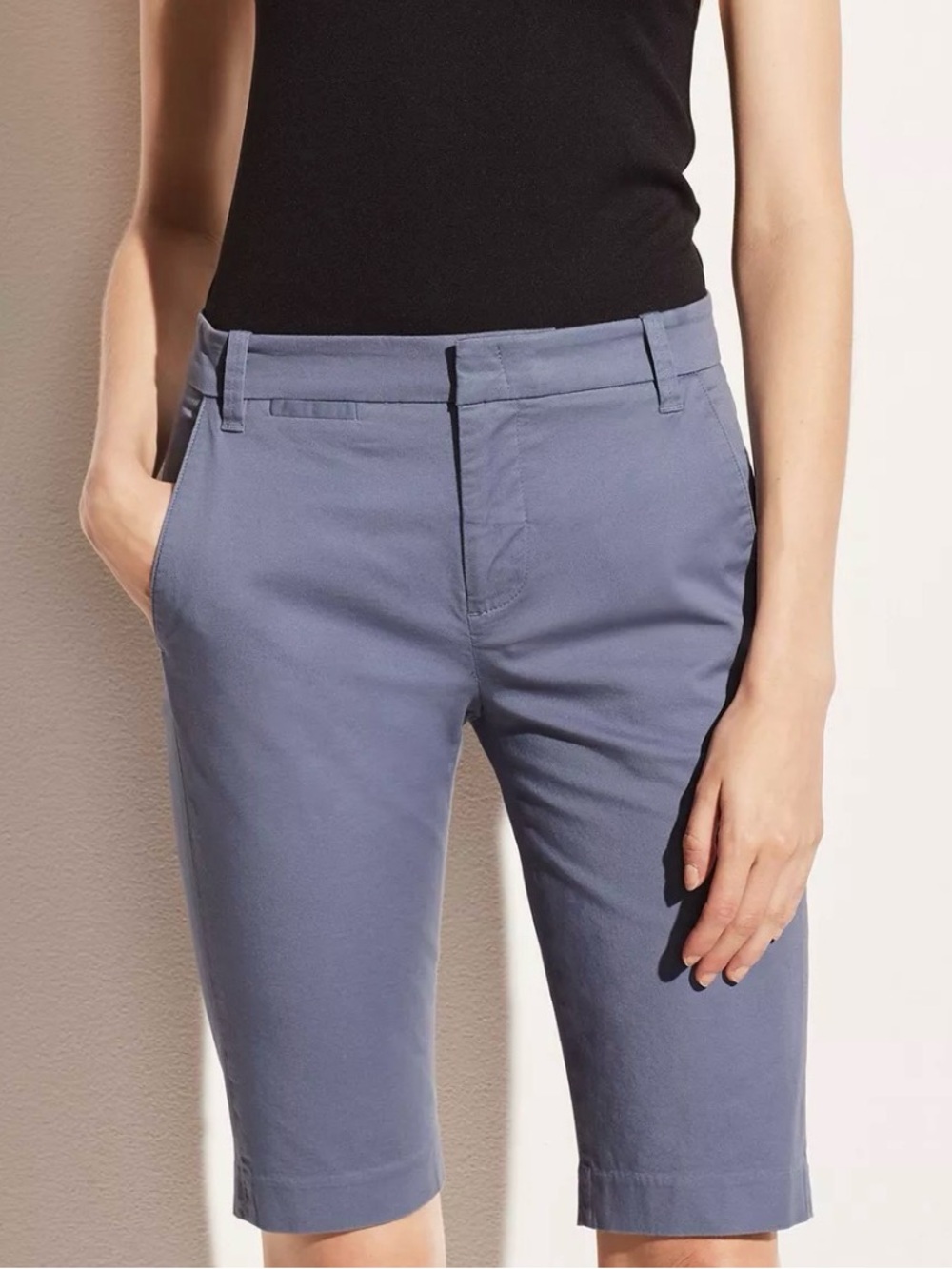 Vince Coin pocket Blue Women's Bermuda Shorts